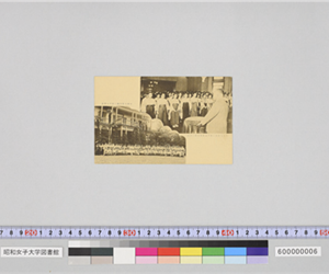 文部大臣室に於ける松田文相の訓話/文部大臣官邸に於ける学生