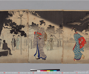 上野公園の夜景