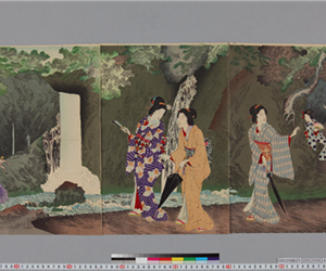 裏見之瀧真景 : 日光名所