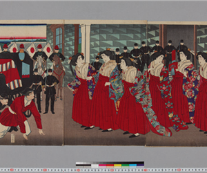 宦女ステーション着車ノ圖