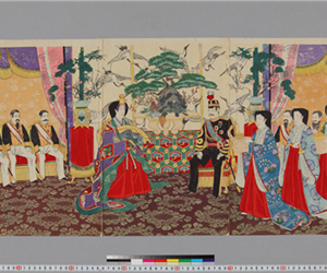 貴顕結婚式之図