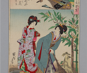 四季花狂言見立