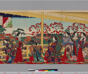 芝公園紅葉館楼上之真図