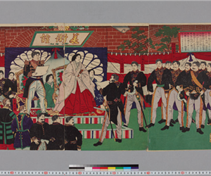 内国勧業博覧会開場御式の図