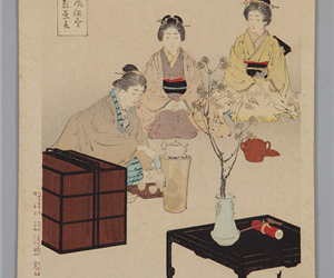 婦人風俗尽　煎茶会