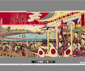 上野不忍競馬ノ圖