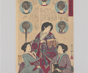 婦人束髪の雛形