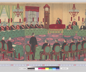 浮世絵『吉例曽我礎』綱島亀吉 明治時代 版画 浮世絵『吉例曽我礎』綱島亀吉 明治時代 版画 錦絵｜昭和女子