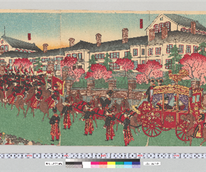 東京府下糀町區幸町國會議事堂之光景