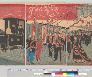 魯國皇太子着京之圖