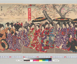 奠都三十年祭奥女中之圖