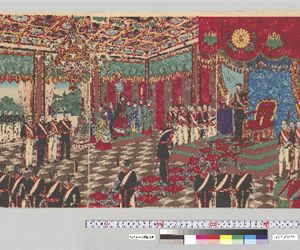 大日本憲法發布式之圖