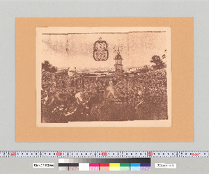 東京招魂社内外人競馬圖