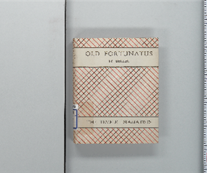 Old Fortunatus : a play